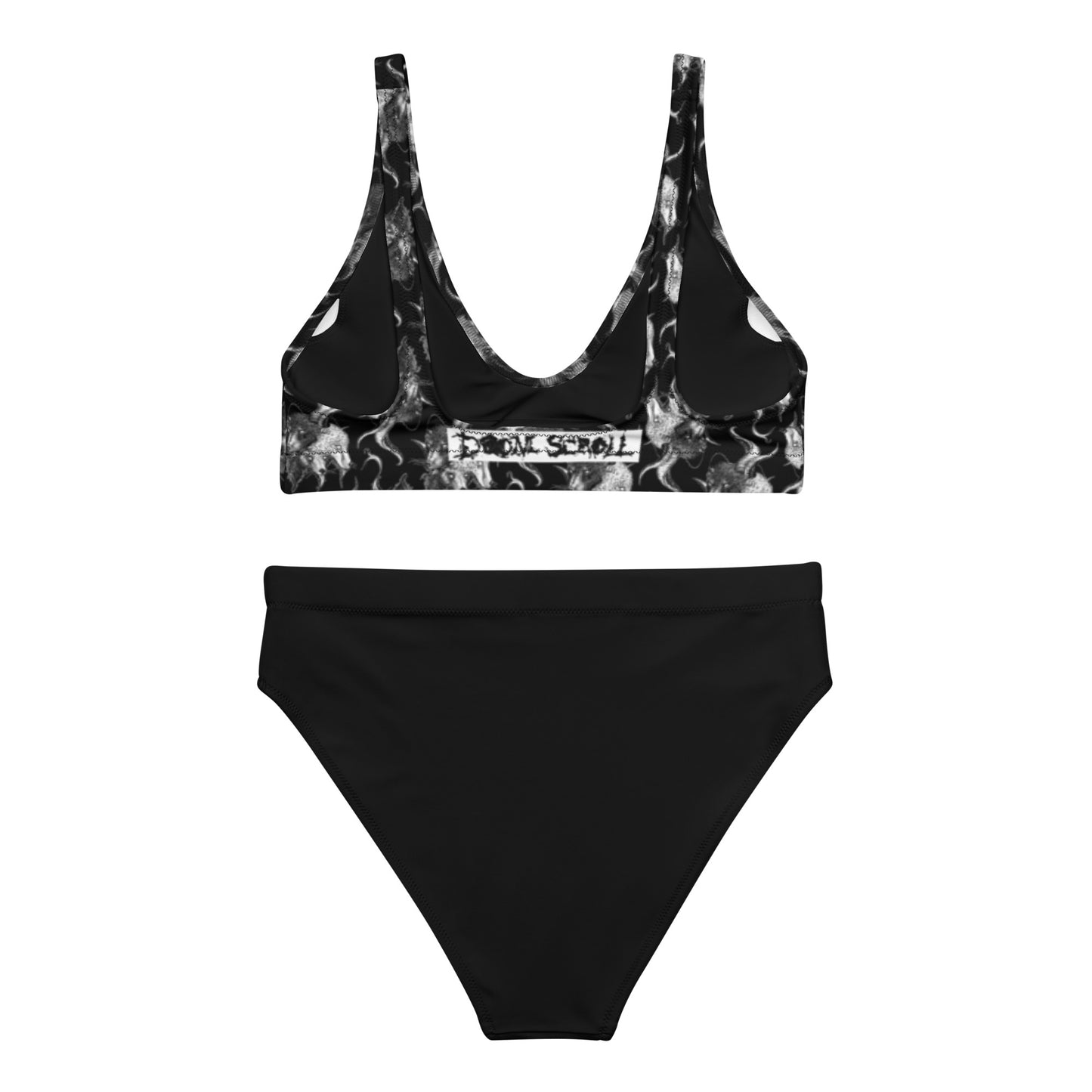 Recycled high-waisted bikini